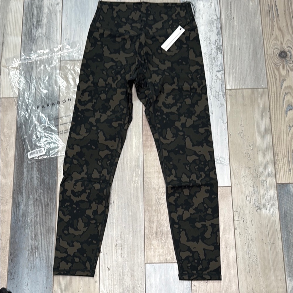PARAGON Black and Brown Camouflage Leggings